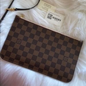 Authentic Louis Vuitton Neverfull MM Pochette